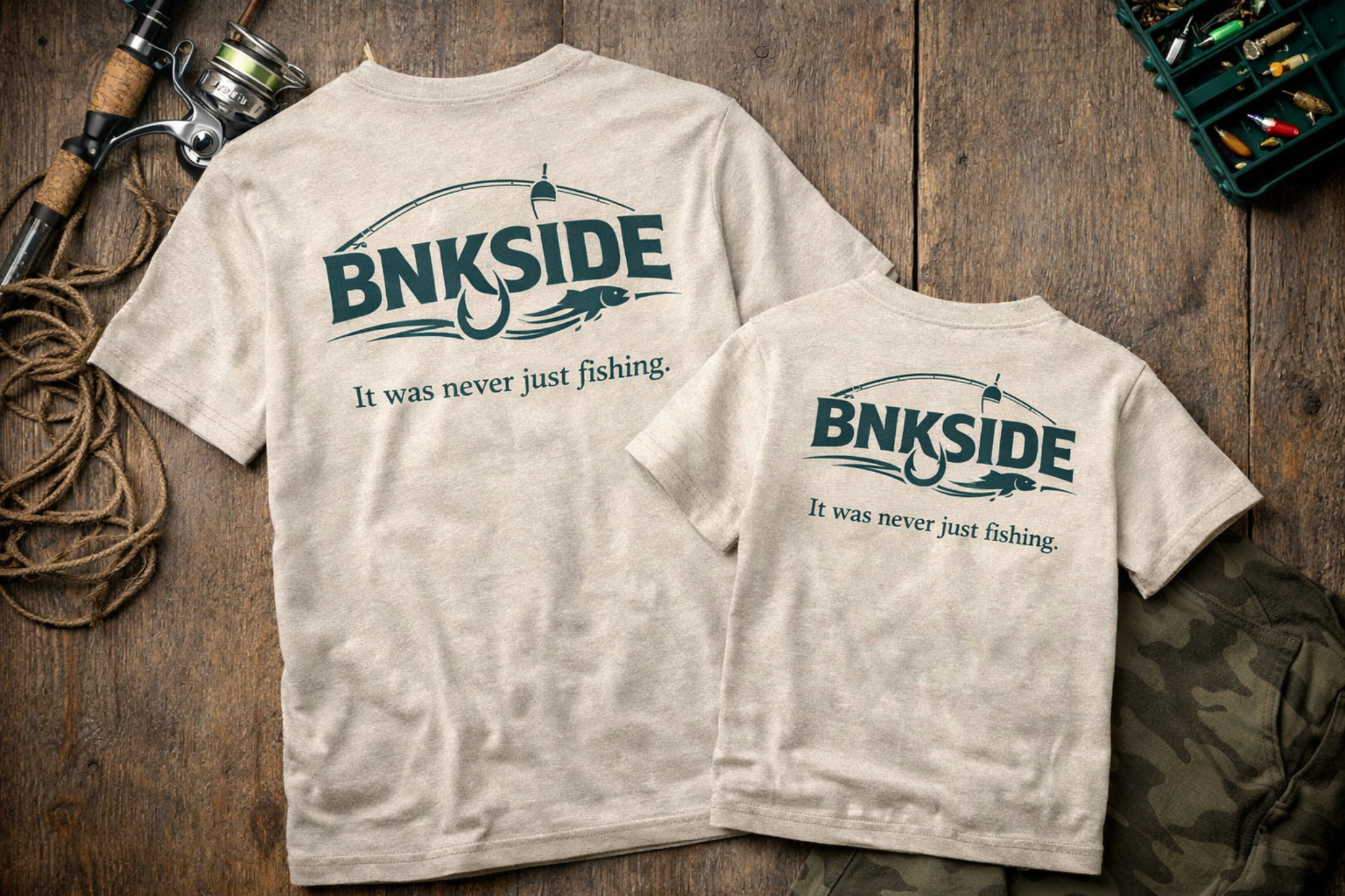 BNKSIDE father and son matching tees